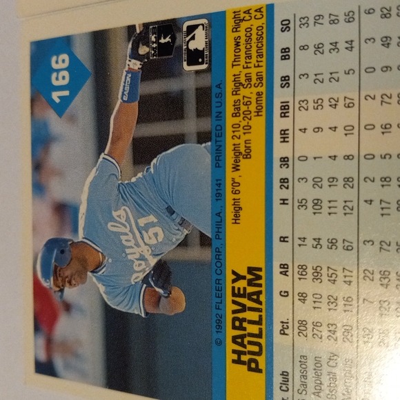 1992 Fleer Corp. Royals Lot of 4 Cards - Picture 4 of 4